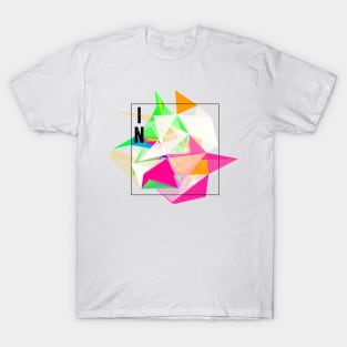 Abstract Geometric Collage T-Shirt